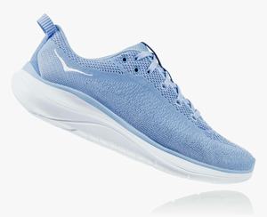 Hoka One One Women's Hupana Flow Wide Road Running Shoes Blue/White Sale Online [JESIR-6873]